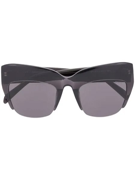 Emilio Pucci солнцезащитные очки в массивной полуоправе