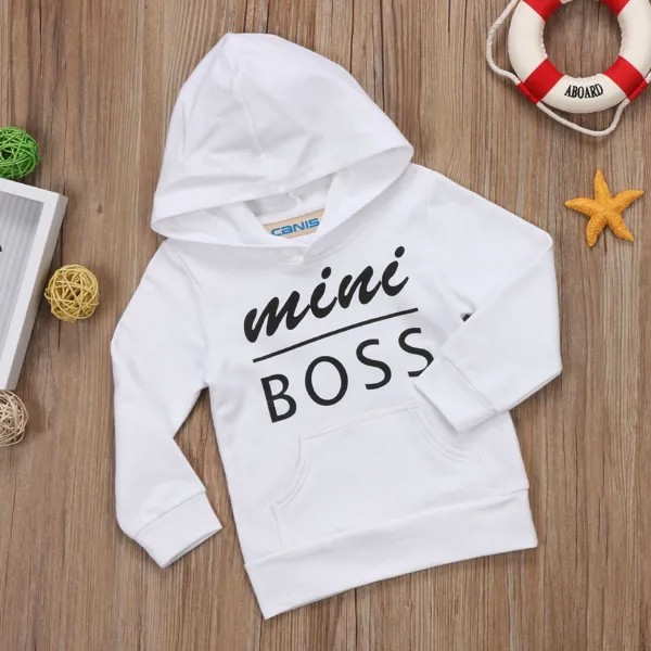 Дети Hoodies Мода малыш айдетов Мальчик Девушка Hoodie Топы с капюшоном Sweatshirt