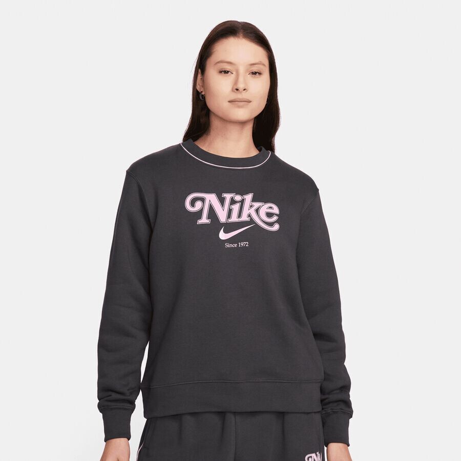 Толстовка Sportswear Fleece Crew EF NIKE, цвет anthracite