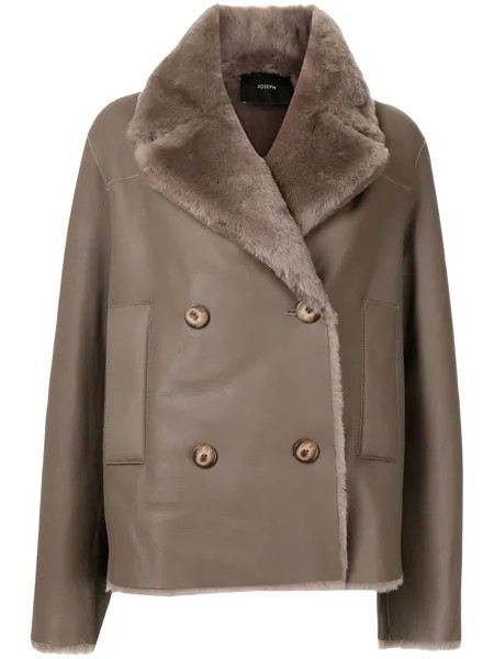 JOSEPH Calla sheepskin-lined short jacket