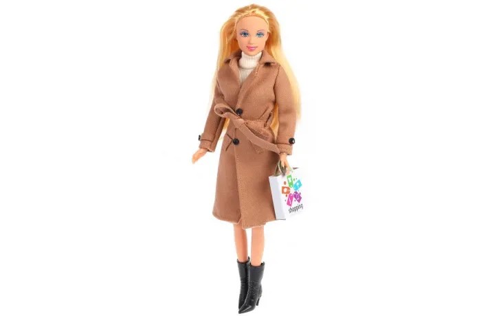 Defa Кукла Lucy Осенняя коллекция в коричневом пальто