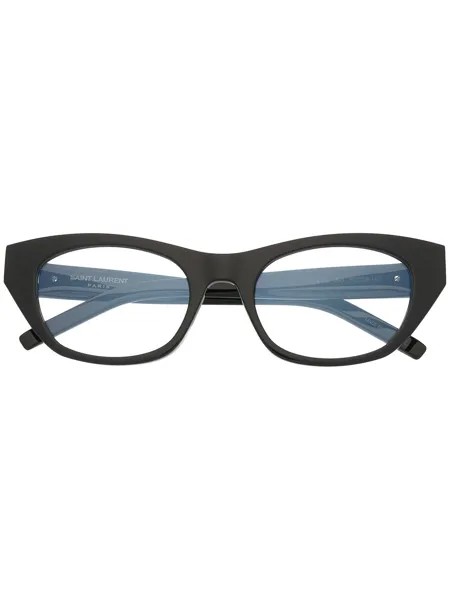 Saint Laurent Eyewear очки в овальной оправе