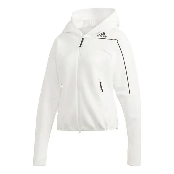 Толстовка zne hoodie asia sizing Adidas, белый