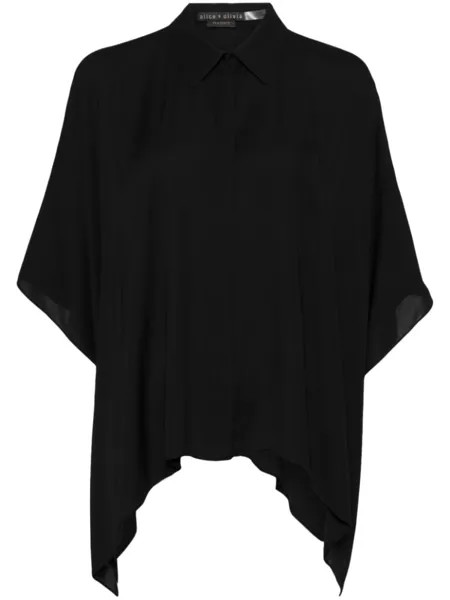 Alice + olivia рубашка Deanne, черный