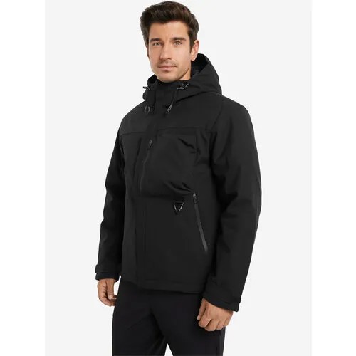 Куртка TOREAD Men's cotton-padded jacket, размер 54, чёрный