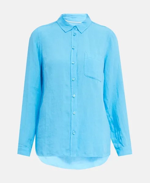 Льняная блузка Part Two, синий
