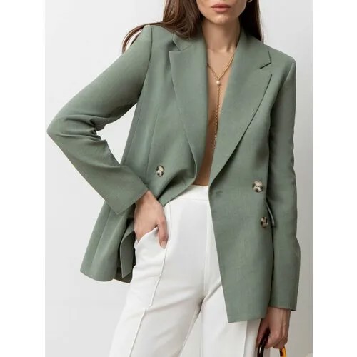 Пиджак VIAVILLE, размер 44, зеленый