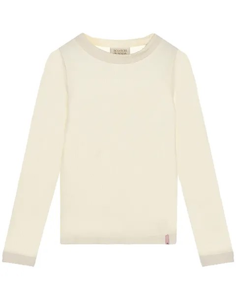 Толстовка кремового цвета в рубчик Scotch&Soda детская