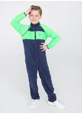 Термокомбинезон UKI KiDS, размер 104, синий, зеленый