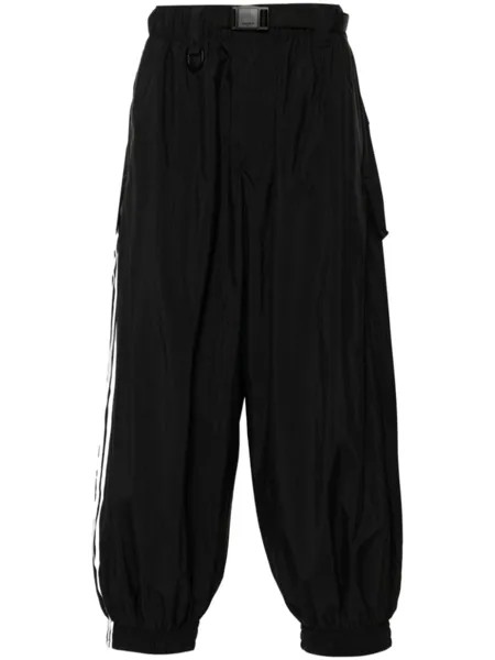 Y-3 спортивные брюки с тремя полосками, черный