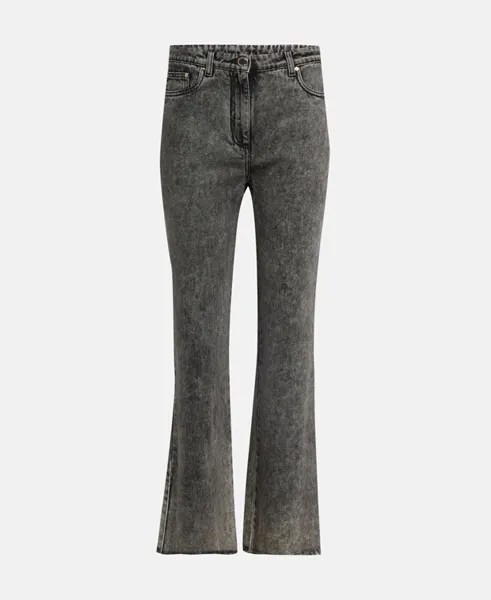 Расклешенные джинсы Boutique Moschino, темно-серый