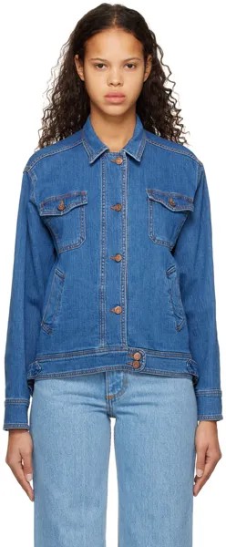 Синяя джинсовая куртка на пуговицах See by Chloé