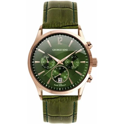 Наручные часы GEORGE KINI Classic, зеленый
