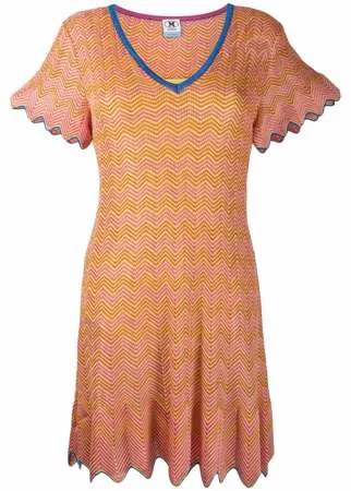 M Missoni платье-футболка с узором зигзаг