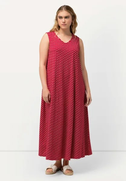 Длинное платье SLEEVELESS V-NECK Ulla Popken, красный