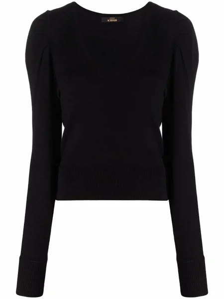 TWINSET puff-sleeve fine-knit jumper