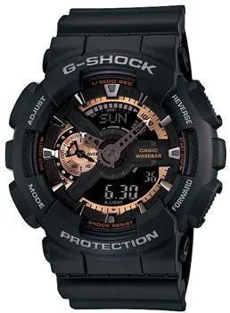 Японские наручные  мужские часы Casio GA-110RG-1A. Коллекция G-Shock