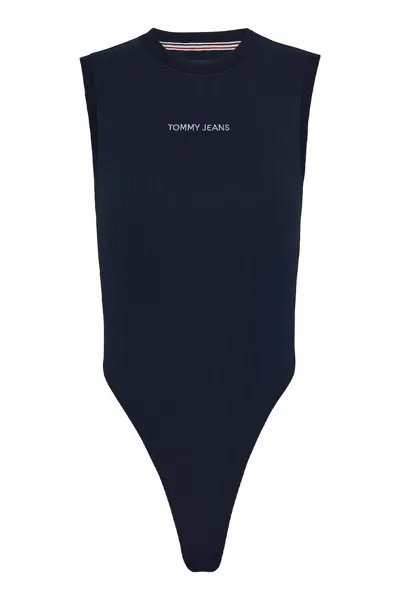 Боди с вышитым логотипом Tommy Jeans, синий
