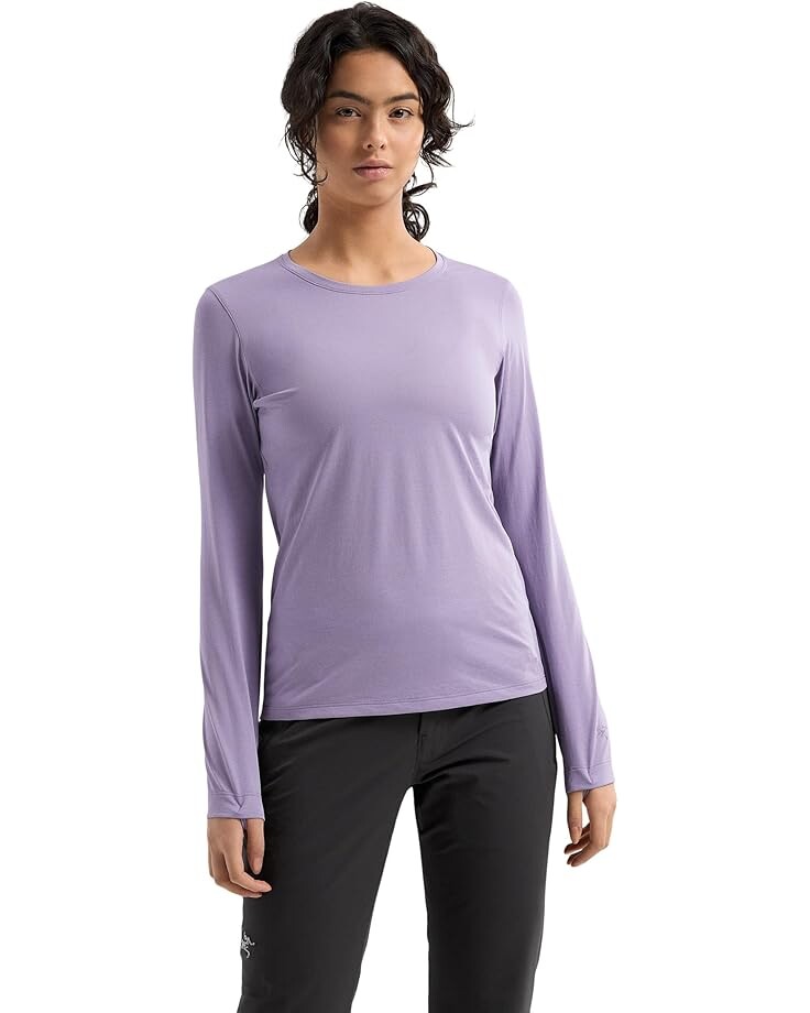 Лонгслив Arc'teryx Taema Crew, цвет Velocity Heather