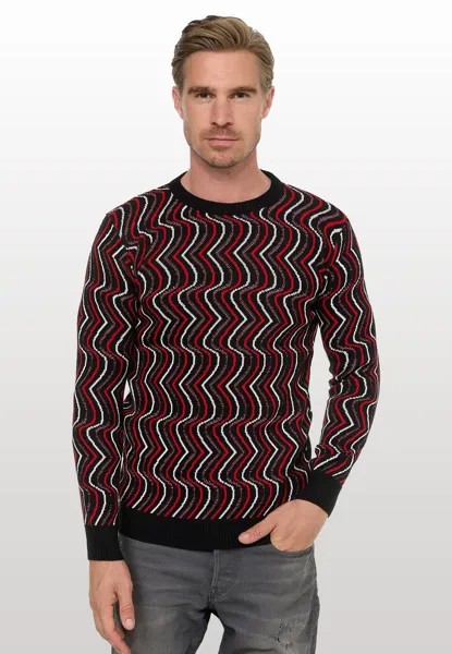 Вязаный свитер PULLOVER Rusty Neal, цвет schwarz