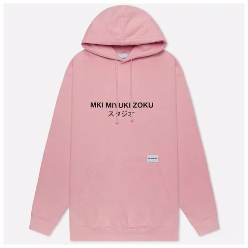 Мужская толстовка MKI Miyuki-Zoku Classic Logo Hoody розовый , Размер L