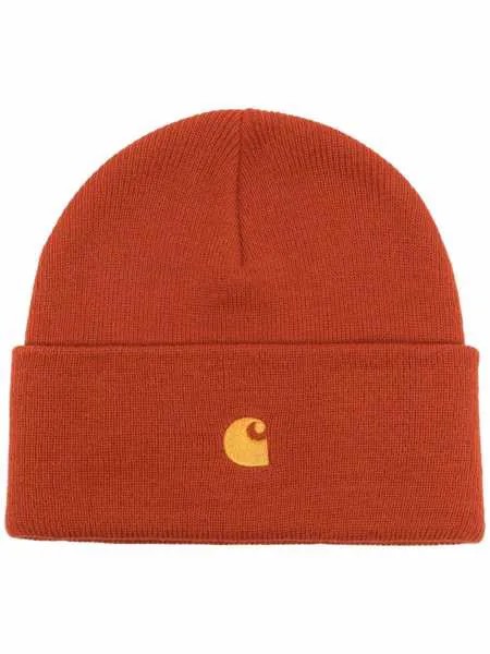 Carhartt WIP шапка бини Chase с вышитым логотипом