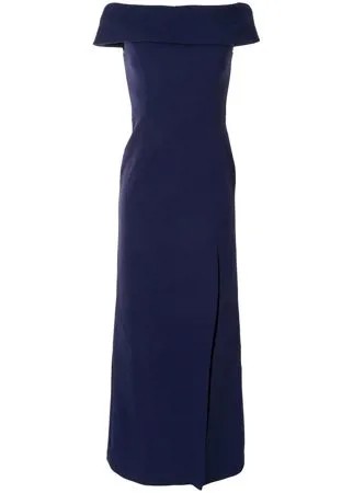 Rebecca Vallance длинное вечернее платье с открытыми плечами