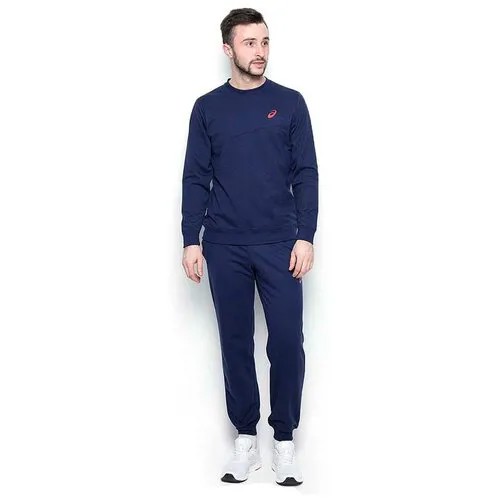 Костюм спортивный Asics Sweater Suit, 142895-0891, темно-синий цвет, M размер