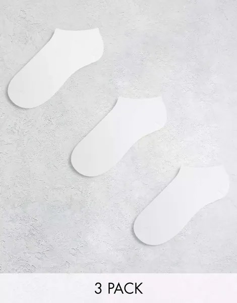 3 пары спортивных носков Weekday - белые