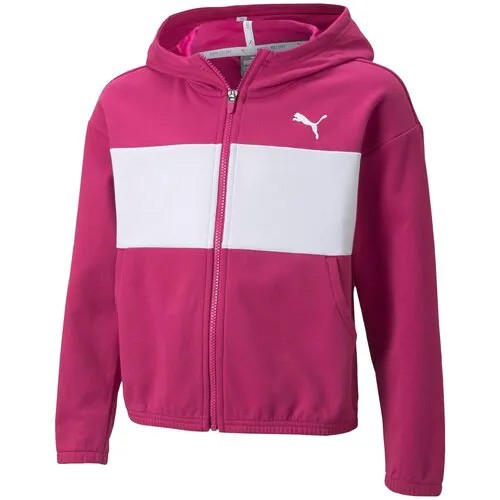 Толстовка PUMA, размер 128, фуксия, розовый