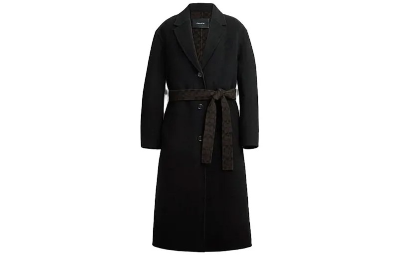 COACH Женское пальто, цвет Black