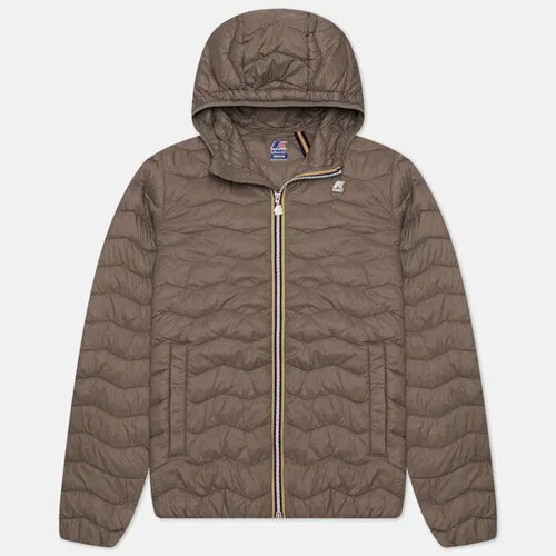 Куртка K-WAY jack eco warm демисезонная, подкладка, размер s, бежевый