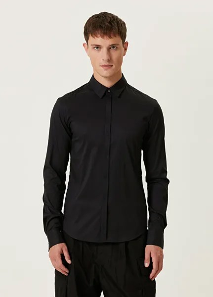 Черная рубашка Wooyoungmi