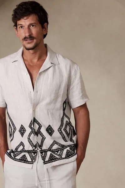 Льняная рубашка Pascal Resort Banana Republic