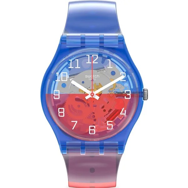 Наручные часы унисекс Swatch GN275 белые/красные/синие