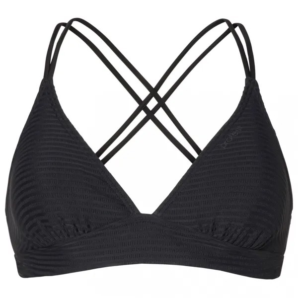 Верх бикини Protest Women's MM Patio Triangle, цвет True Black