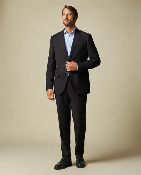 Классический мужской пиджак на двух пуговицах Rumford RUMFORD, черный