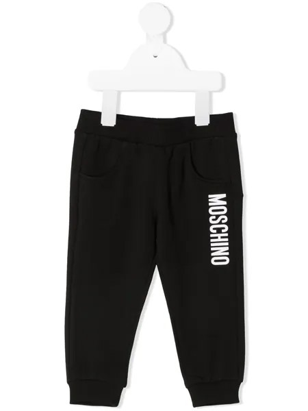 Moschino Kids спортивные брюки с логотипом