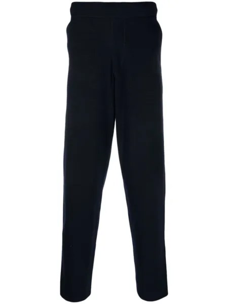Brioni спортивные брюки с кулиской, синий