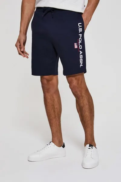 Темно-синяя куртка USPA Sport LB Shorts U.S. Polo Assn, синий