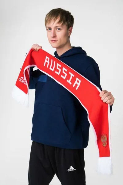 Шарф мужской Adidas CF4986 красный