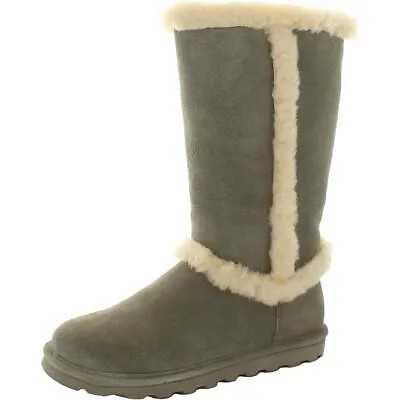 Серые замшевые полусапоги Bearpaw Kendall 11 Medium (B,M) BHFO 2923