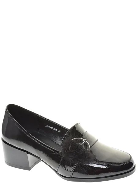Туфли Respect женские демисезонные, размер 38, цвет черный, артикул IS74-109414