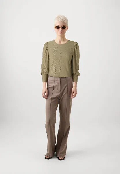 Топ с длинными рукавами ONLSANDRA PUFF ONLY Petite, цвет Weathered Teak