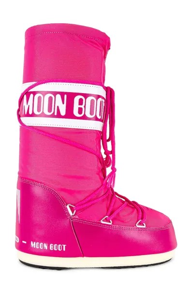 Ботинки MOON BOOT Icon Nylon, цвет Bougainvillea