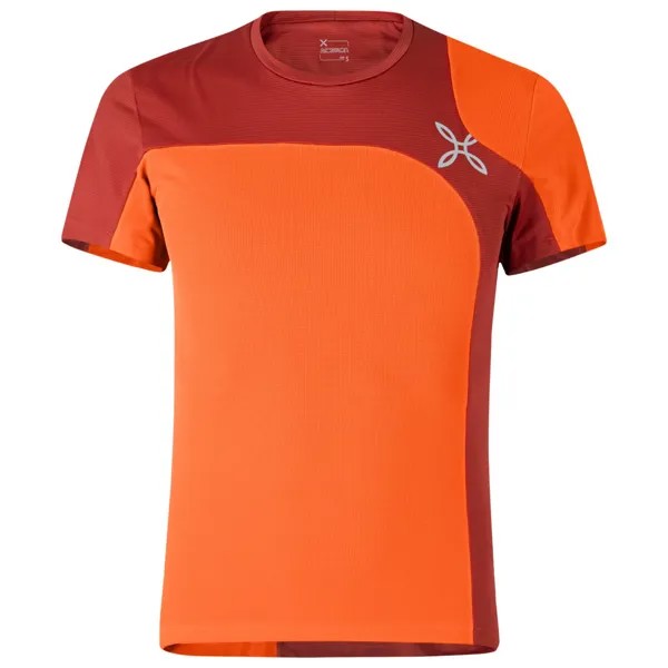 Функциональная рубашка Montura Outdoor Style T Shirt, цвет Arancio Brillante/Tobacco