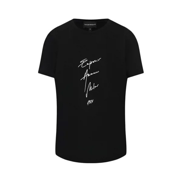 Хлопковая футболка Emporio Armani