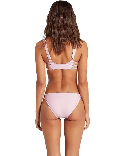 Топ бикини Volcom Simply Solid V-Neck Bikini Top, цвет Blush Pink
