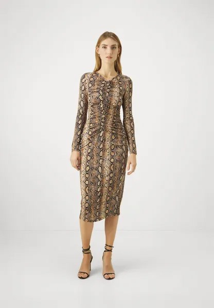 Платье из джерси MICHAEL Michael Kors, бежевый