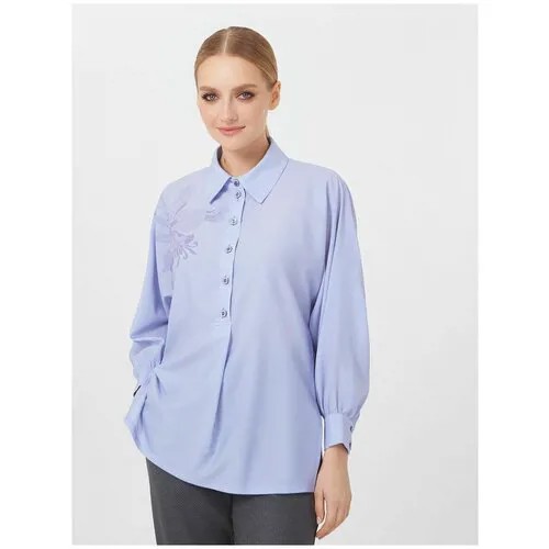 Блуза Lo, размер 44, голубой